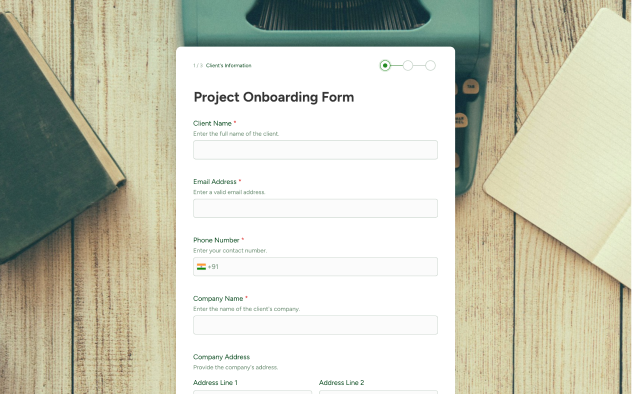 Project Onboarding