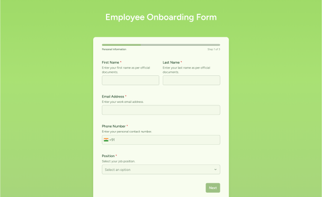 Employee Onboarding