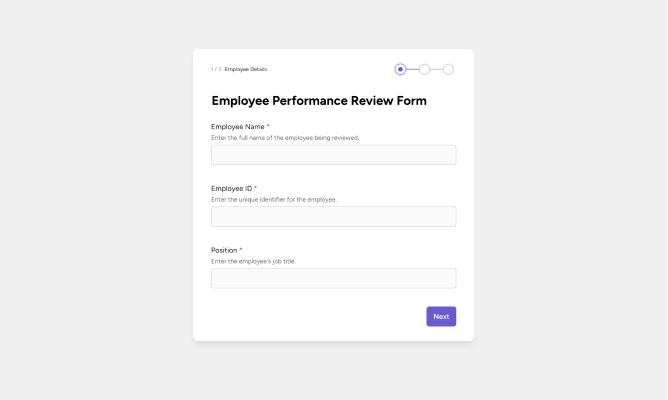 Employee Performance Review