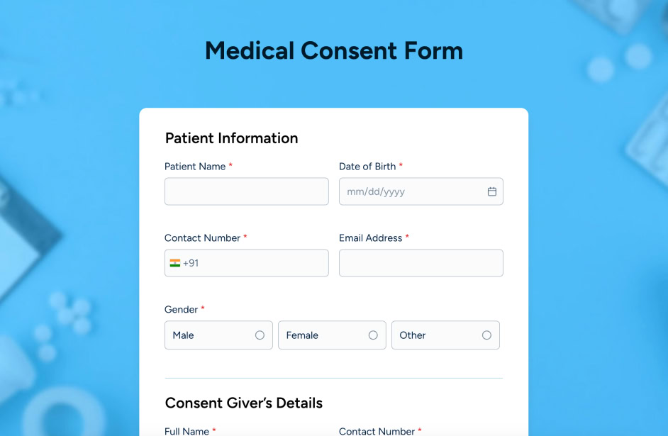 Medical Consent Form