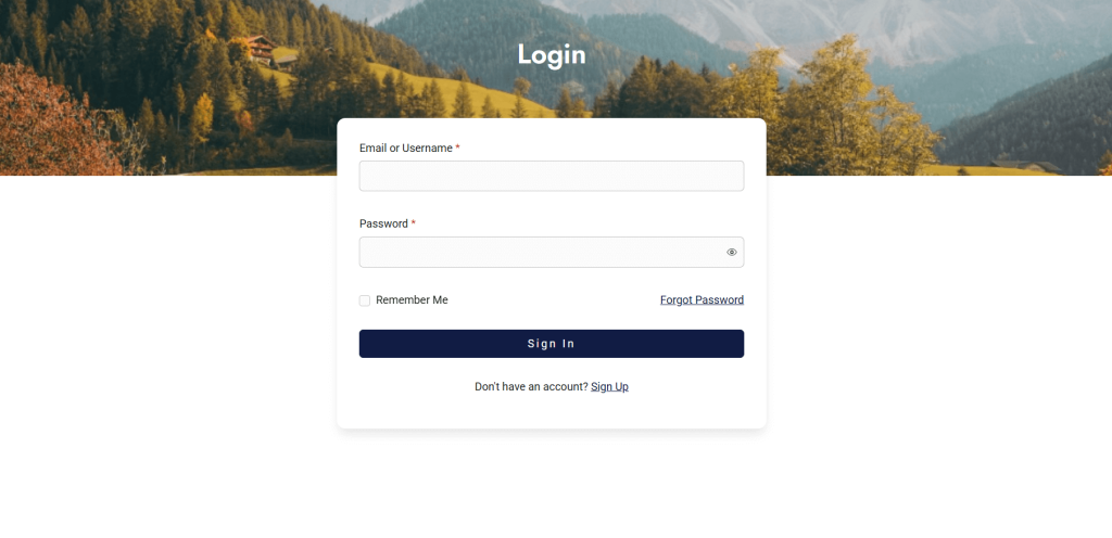 your WordPress custom login page is now ready!