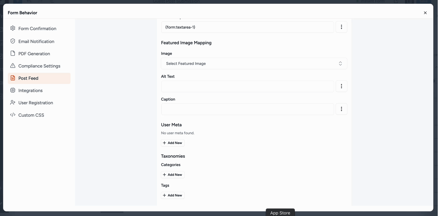 Featured Image Mapping
