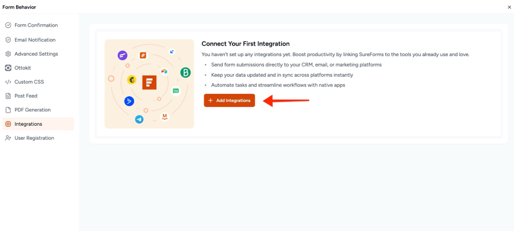 SureForms Integration with Hostinger Reach image