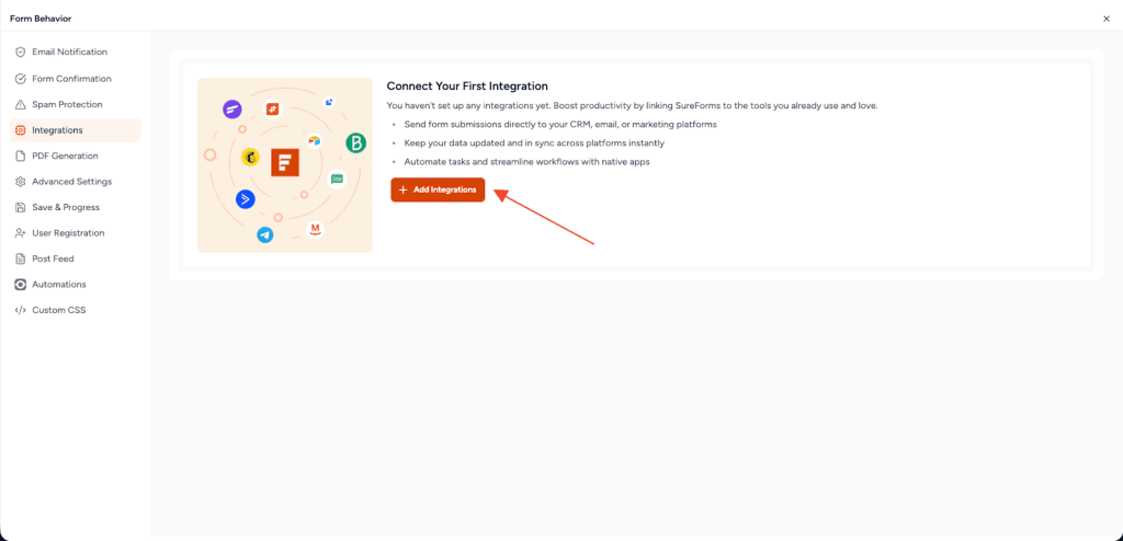 SureForms Integration with Google Sheets image
